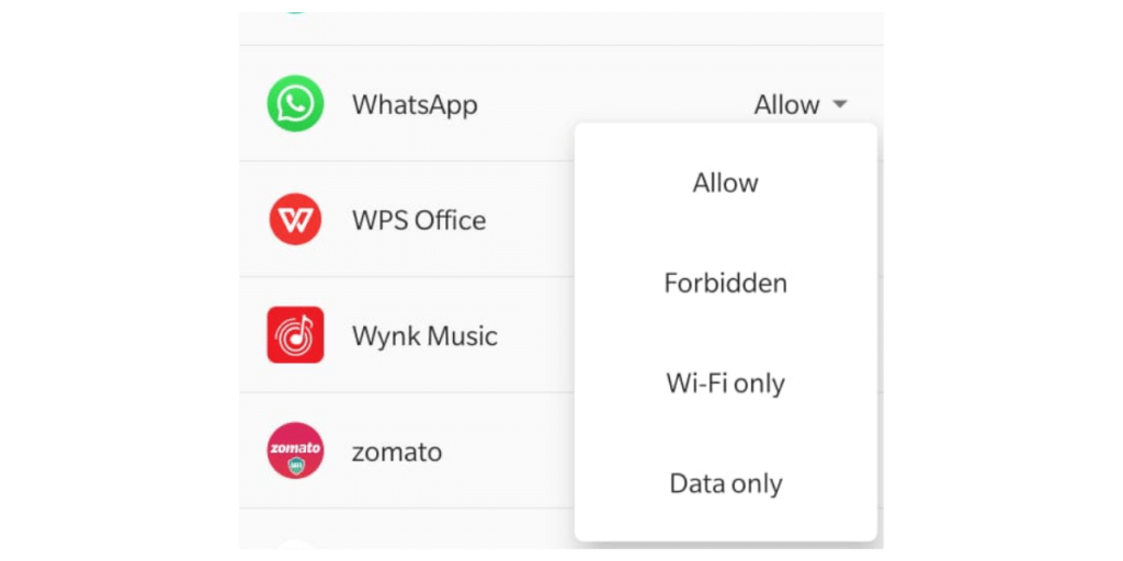 background data permissions