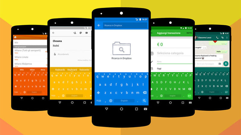 Chrooma keyboard apps for android and iOS