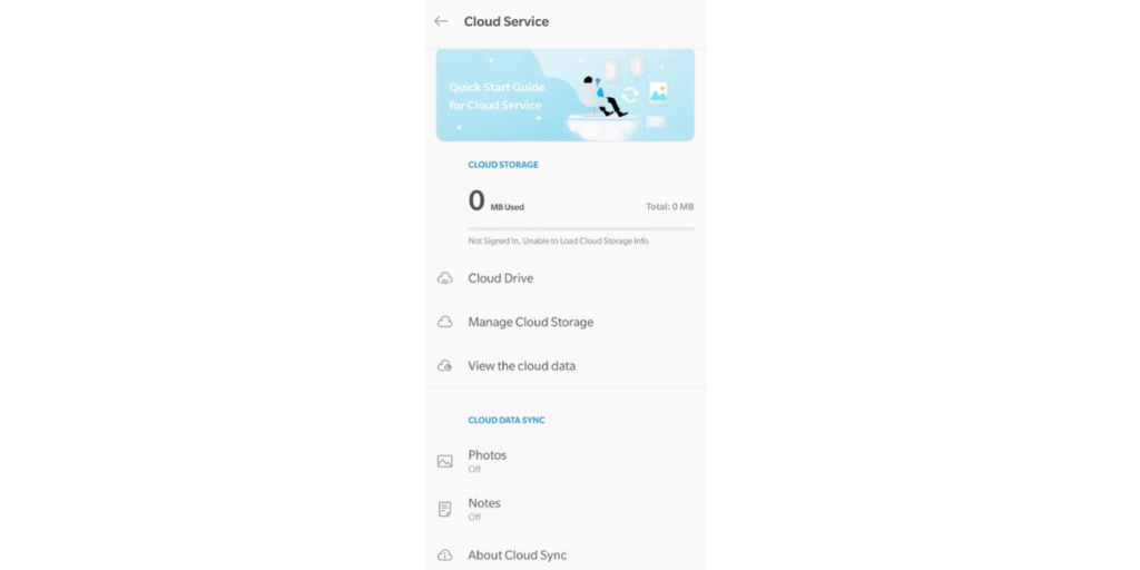 Cloud storage