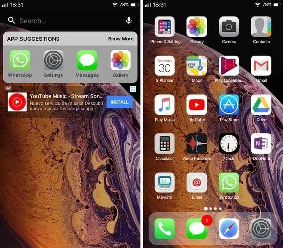 Android Look Like an iPhone