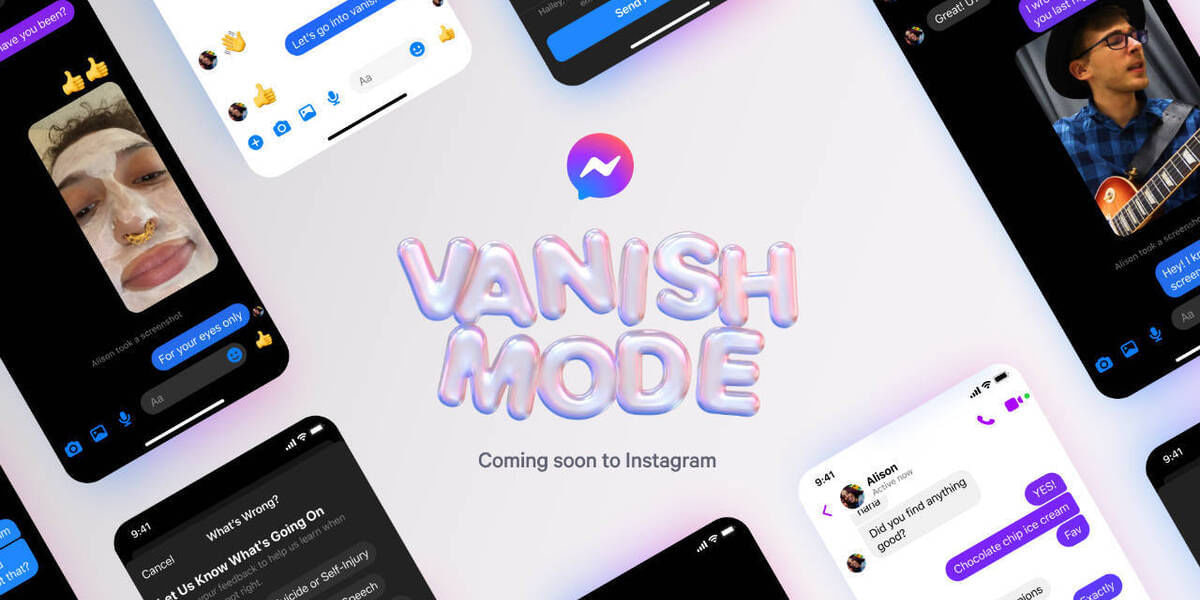 Facebook Adds Vanish Mode For Instagram, Messenger