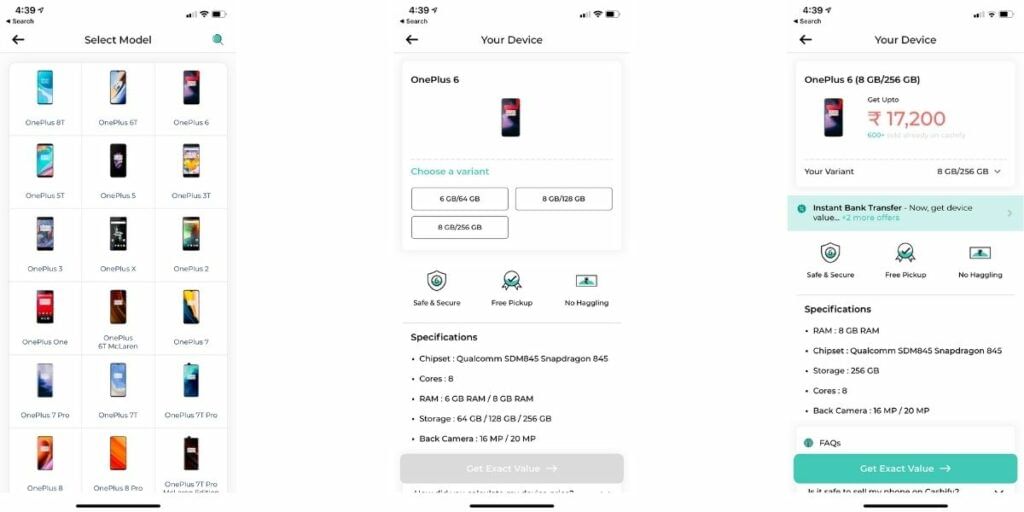 Mobile Repair or Resell on cashify