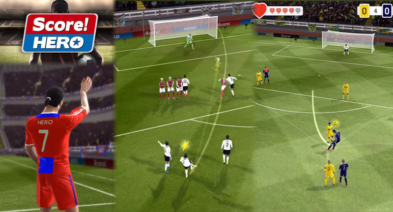 Score hero soccer game