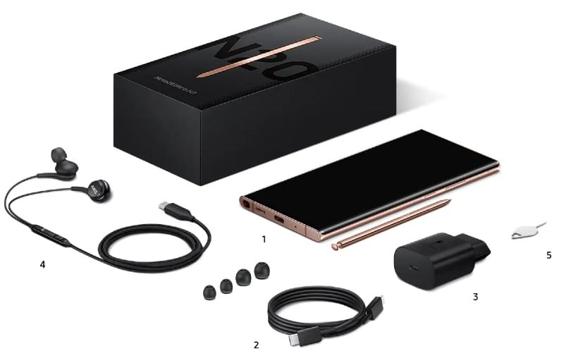 galaxy note 20 box