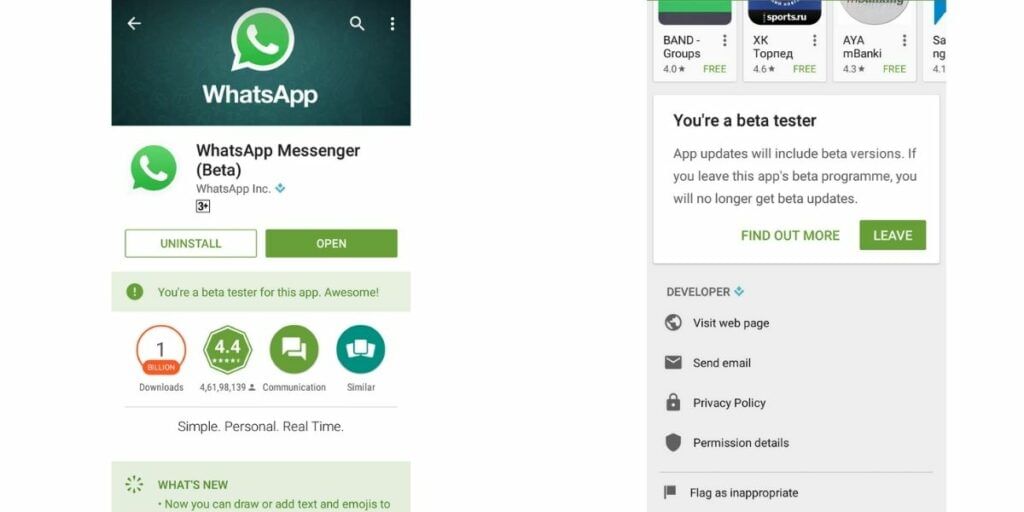 Download WhatsApp Beta Version