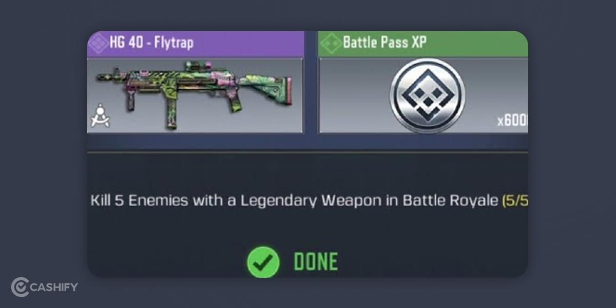 Legendary Weapons Through Battle Royale
