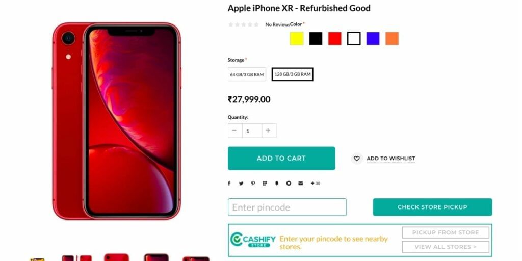 Apple iPhone XR Cashify