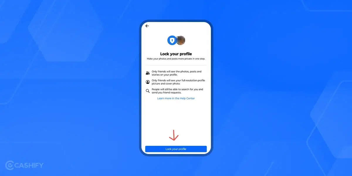 Lock your Facebook profile tab