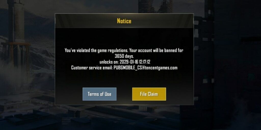 Unban PUBG Mobile Account