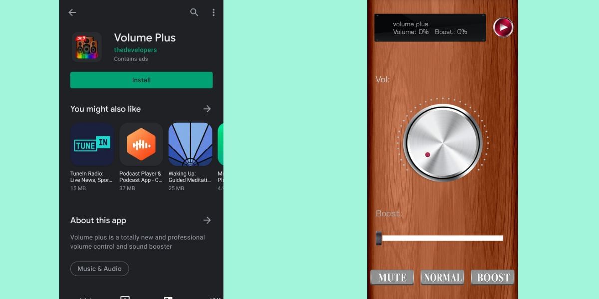 earphones: Volume Plus App