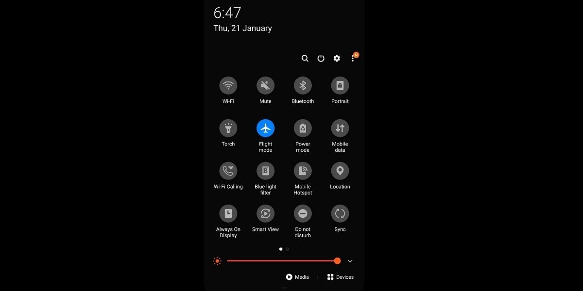 Use Airplane Mode to Hide Online Status