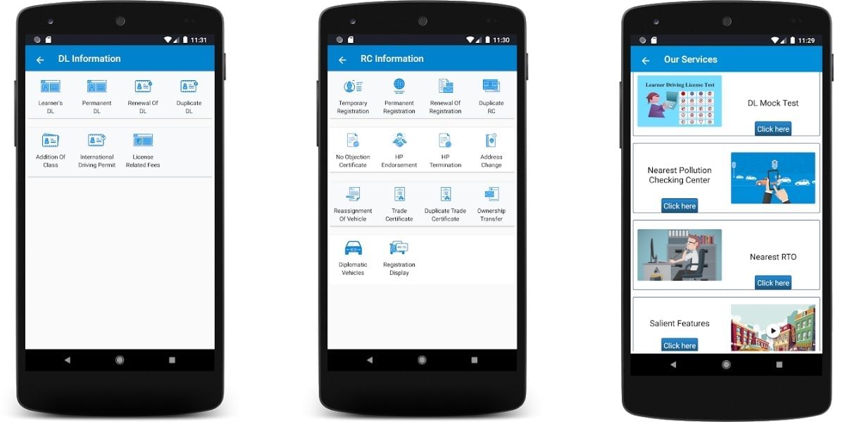 Set Up mParivahan Account
