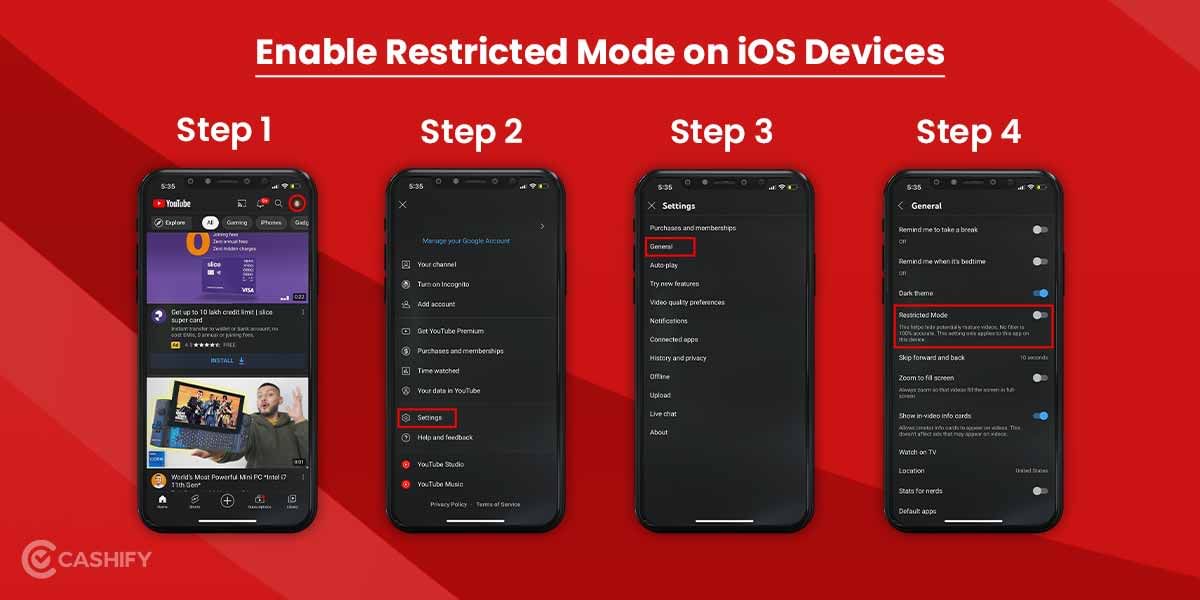 Enable Restricted Mode on iOS Devices