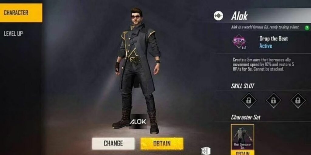 DJ Alok In Free Fire