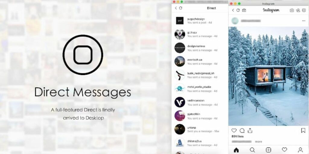 Chrome Web Extension for instagram on PC