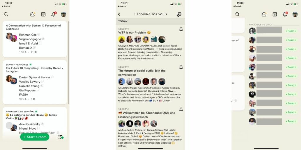 Clubhouse app