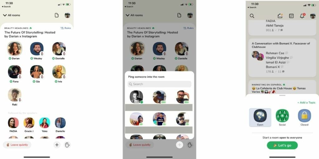 ClubHouse app