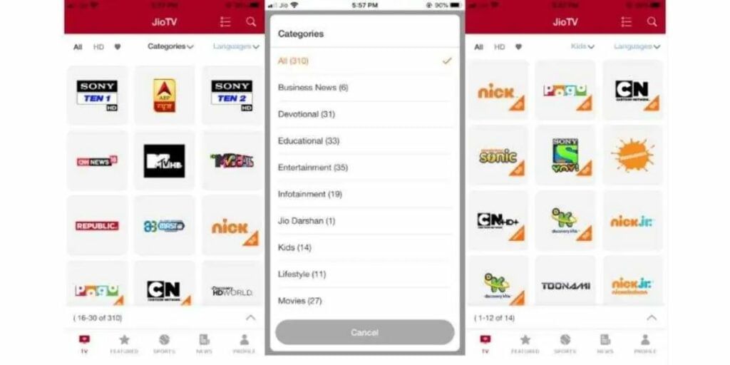 timeline view in Myjio