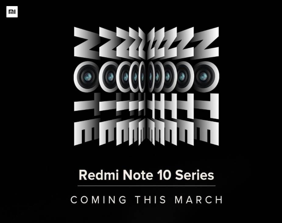 Redmi Note 10 Series Launch in India Tipped for March 10