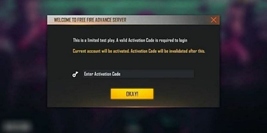 activation code