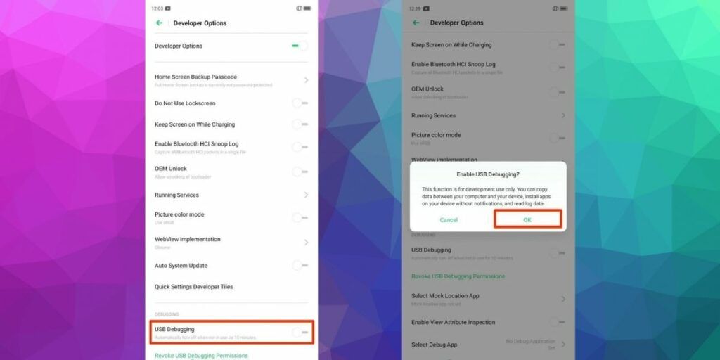 Developer Options