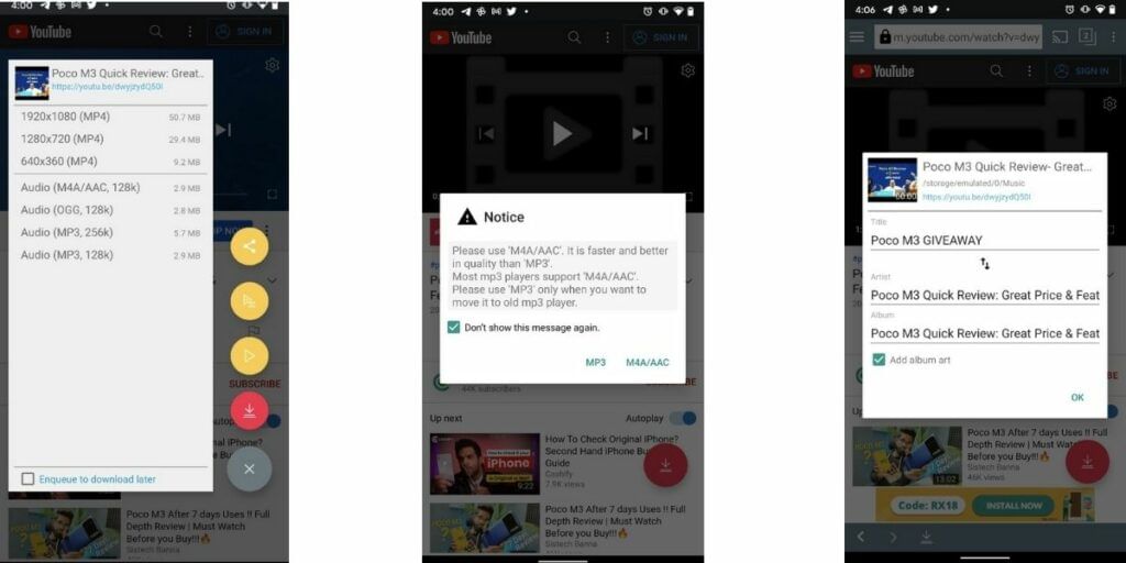 Download option