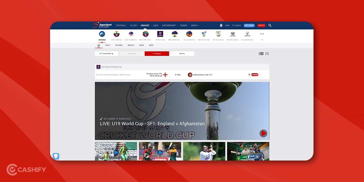 Watch Any Cricket Match