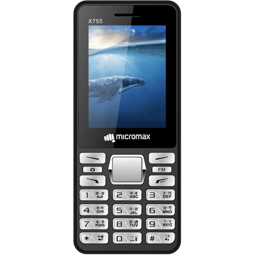 micromax x755 front