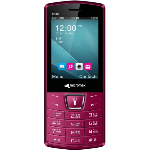 micromax x816 front