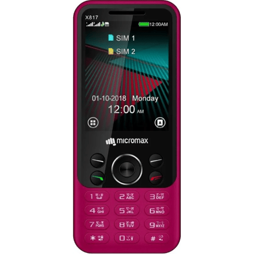 micromax x817 front