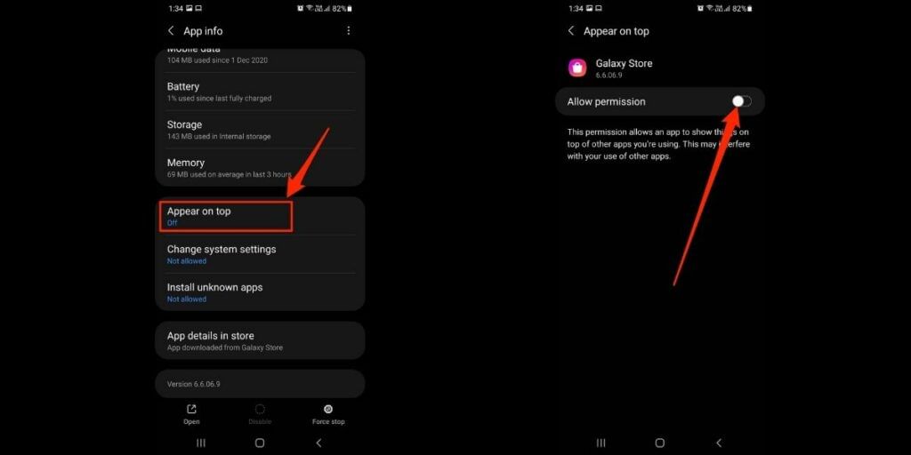 stop galaxy store from downloading apps