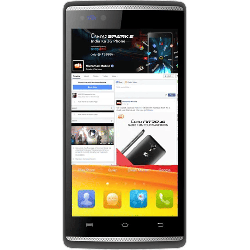 Micromax Canvas Fire 4G Front