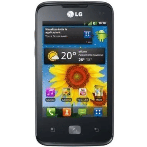 Lg Optimus Hub Front