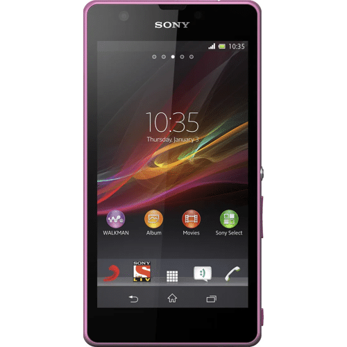 Sony Xperia Zr Front