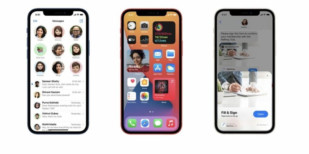 iOS 14 on iPhone 12