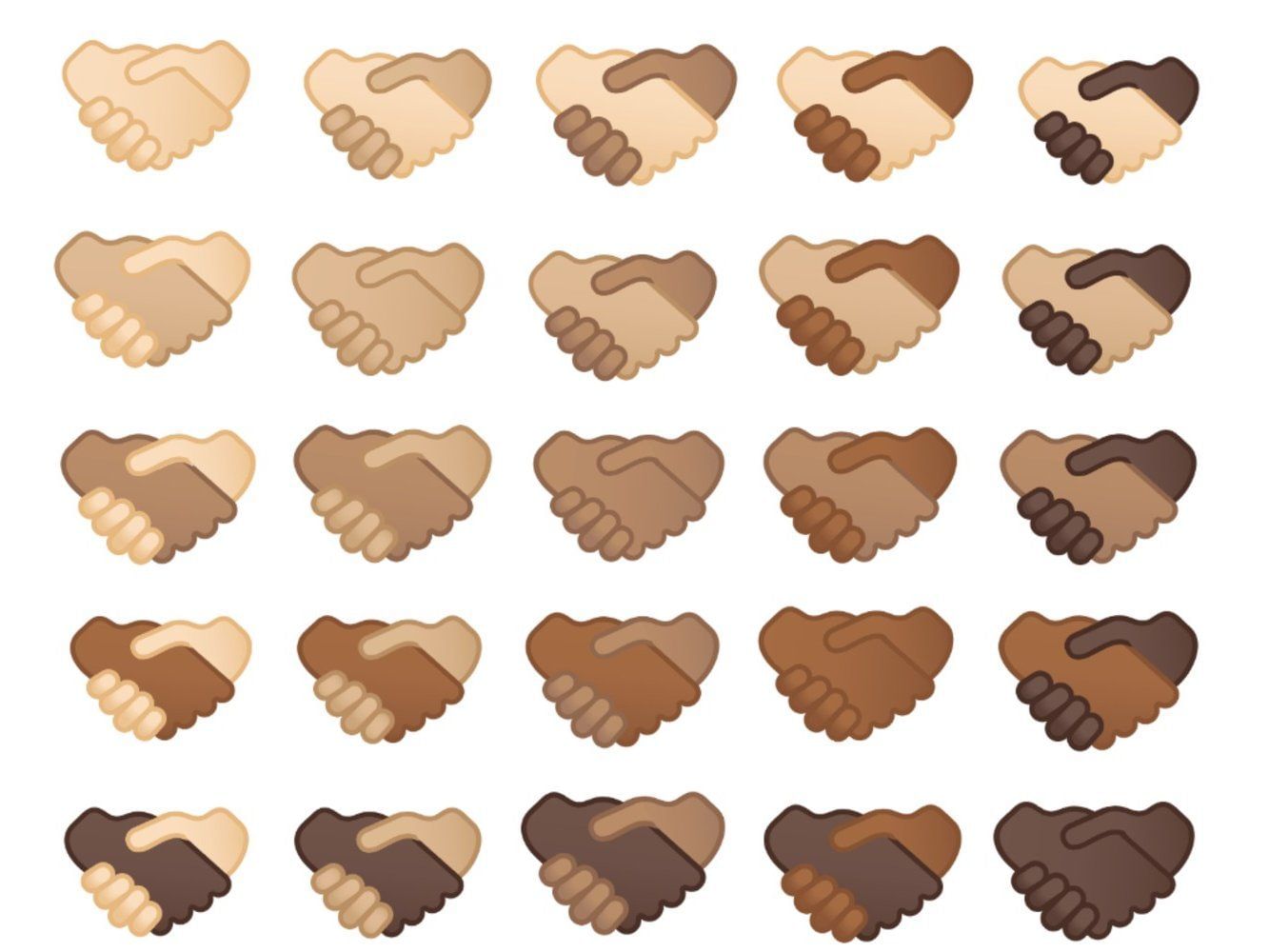 Google To Launch New Handshake Emoji In 22 Skin Tones