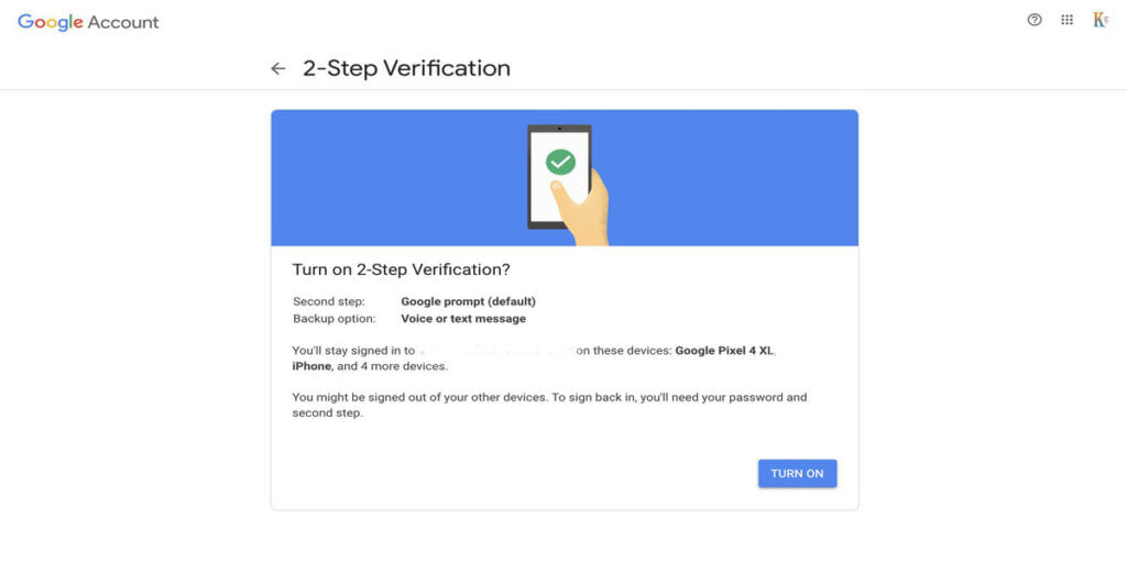 google 2fa