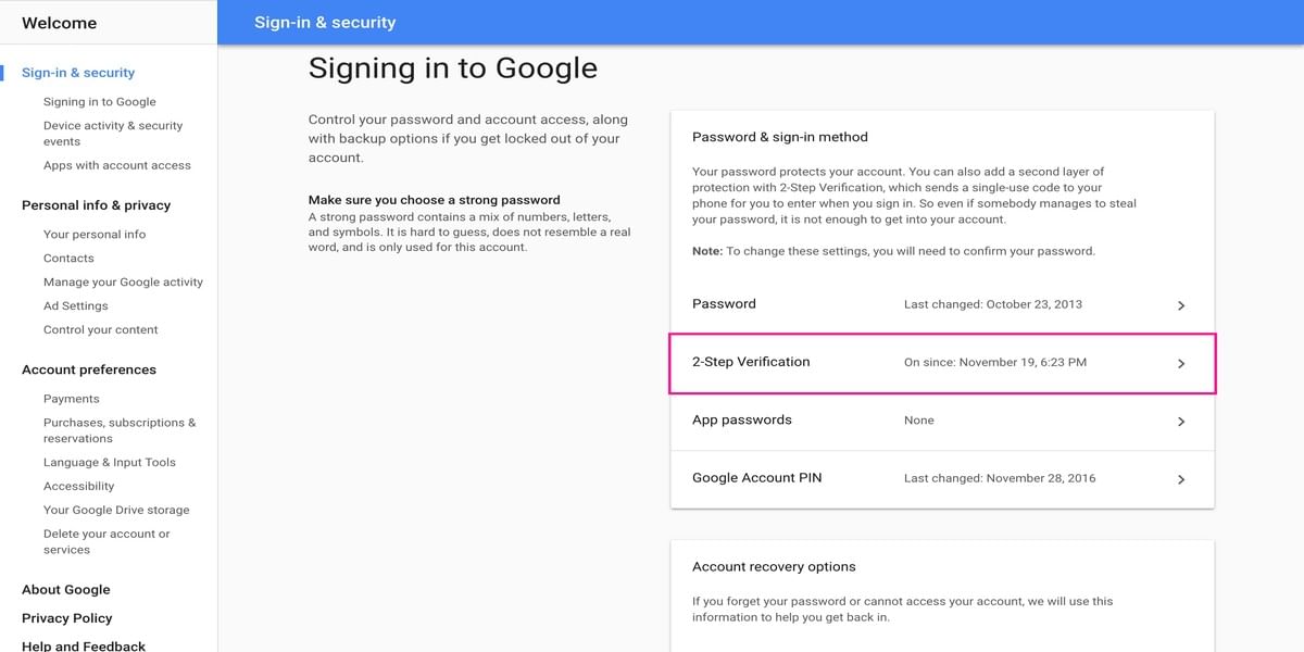 Google Enables 2FA For Enhanced Security