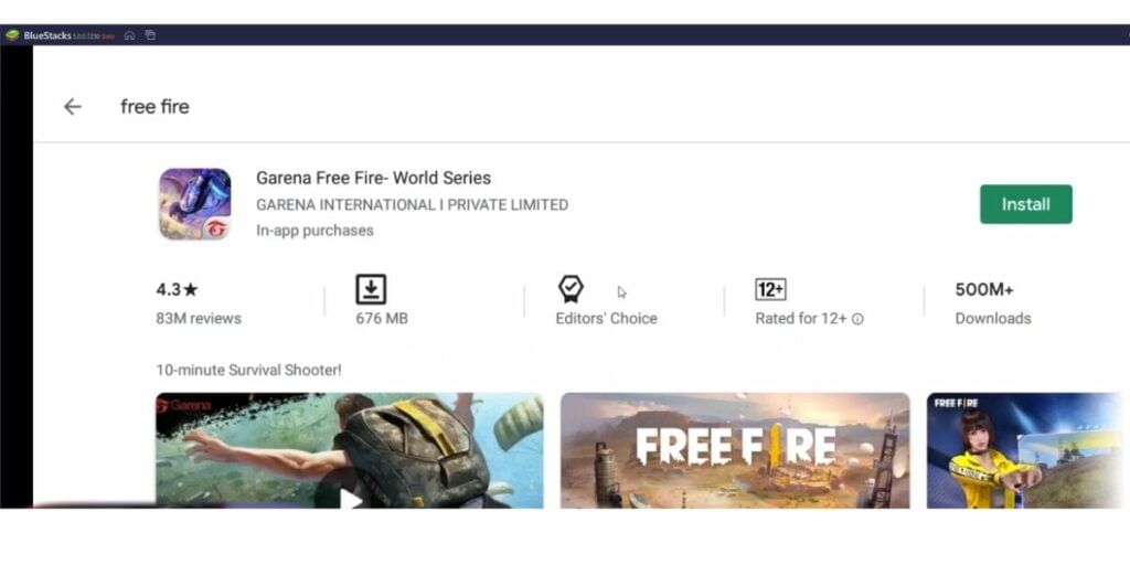 download free fire for pc