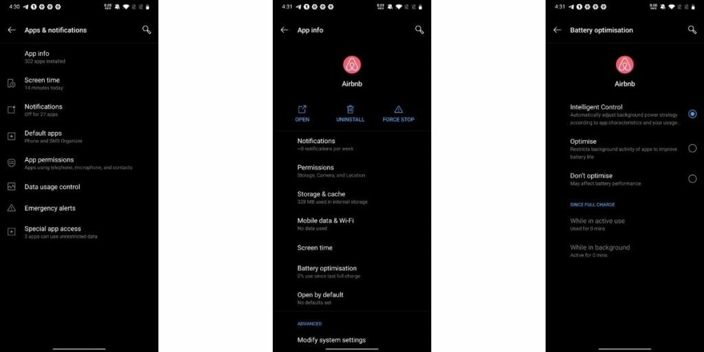 Optimise battery performance on oneplus 9