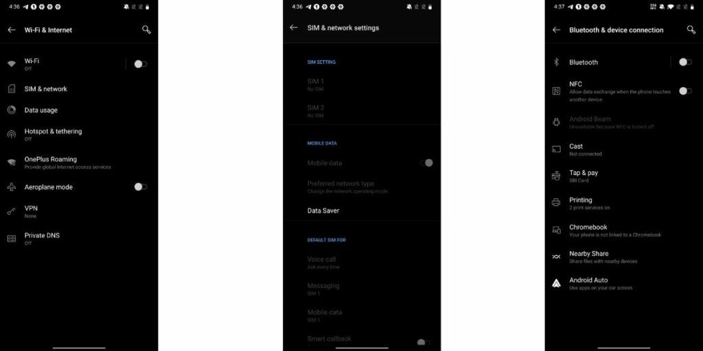 disable connectivity features to avoid heating