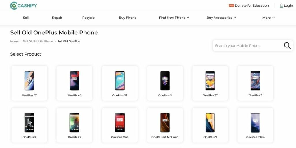 Sell OnePlus 7T on Cashify