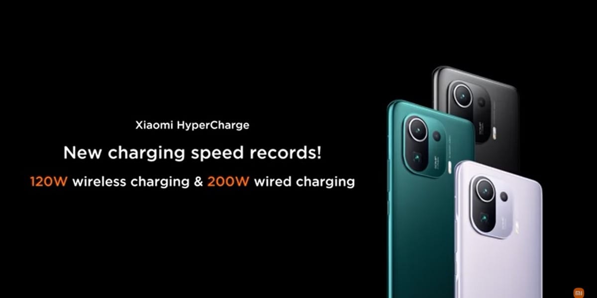Xiaomi Announces New 200W HyperCharge Tech