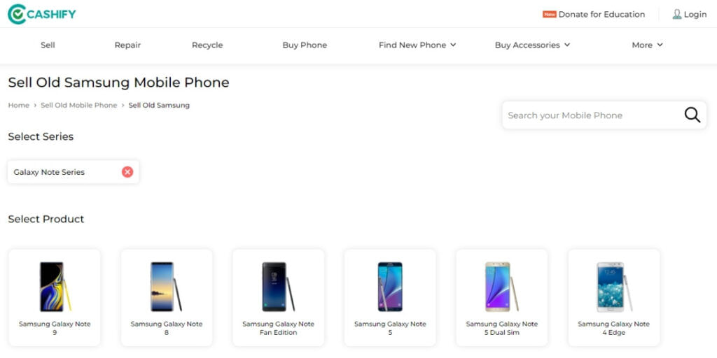 Sell Samsung Galaxy Note 10+ on Cashify