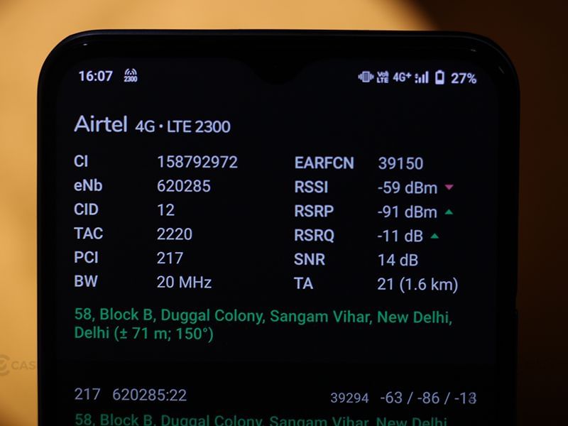 iqoo z3 carrier aggregation