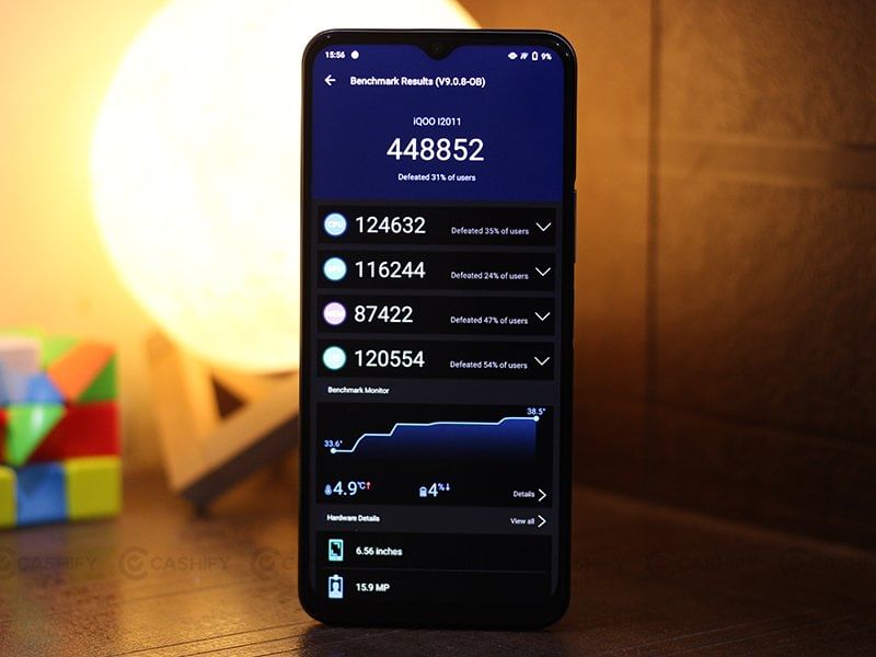 iqoo z3 antutu score