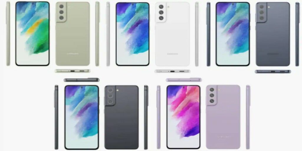 Galaxy S21 FE Color Options Renders