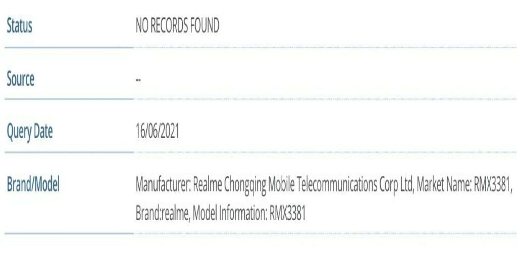 IMEI Database Realme X9 Pro