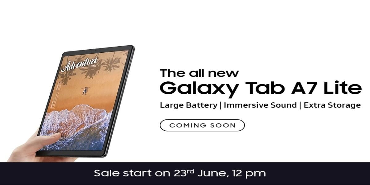 Samsung Galaxy Tab A7 Lite Launched Along with Galaxy Tab S7 FE: Price, Specifications