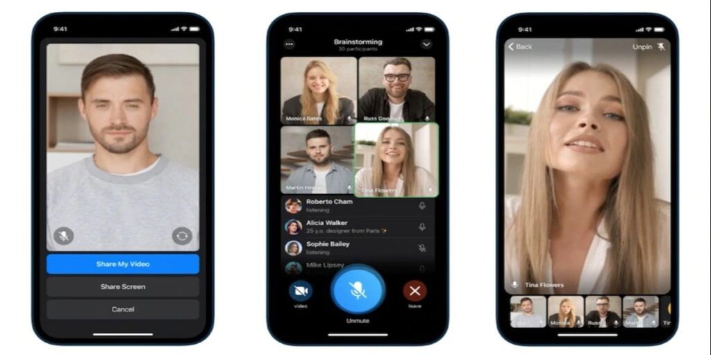 Telegram Group Video Call